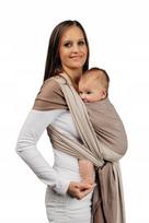Vaikiška nešynė skara LennyLamb Herringbone Baby Cafe Latte, 4,6 m