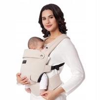 Ergonominis kūdikio nešioklė, 3–20 kg, su juosmens atrama, Momcozy, smėlio spalvos