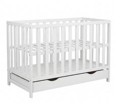 Medinė lovytė MAURYCY 120x60 su stalčiumi ir sofa