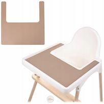 Silikoninis maitinimo kėdutės kilimėlis IKEA Antilop, be BPA, CAPPUCCINO, aMami