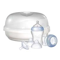 Buteliukų sterilizatorius NUBY su 2 buteliukais 150 ml ir 240 ml, be BPA, kūdikiams