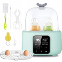 Kūdikio buteliuko šildytuvas ir sterilizatorius Linomag 8in1, 240 ml, LCD, 37–100°C, žalias