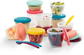 Indelių ir šaukštelių rinkinys Babymoov Nutribaby One 4in1