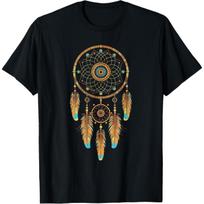Dream Catcher Native American Tribal T-Shirt(1) XXL juoda