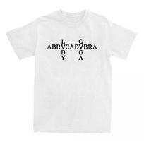 Abracadabra Lady Gaga Mayhem Album Tshirts Short Sleeve Round Neck Women Tshirt Cotton Tees Camisetas Casual Hip Hop Streetwear S white