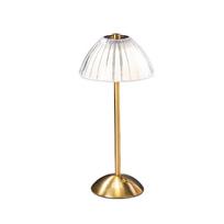 Retro Rechargeable Pumpkin Bedside Lamp white
