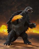 TAMASHII NATIONS Gamera 160mm PVC ABS Painted Action Figure S.H.MonsterArts (1999) Approx. & black