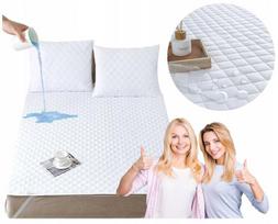 Čiužinio apsauga su guma 200x220, neperšlampama, balta, Čiužinio apsauga su guma 200x220, neperšlampama, balta