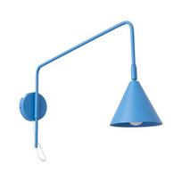 Sollux Lighting sieninis šviestuvas Nox 1, žydras