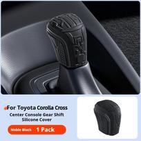 For Toyota Corolla Cross Car Silicone Automatic Gear Shift Knob Cover Tasteless Antislip Shifter Knob Protective Cover juoda