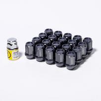 Racing Wheel Lug Nuts M12x1.5/M12x1.25  Tuning Car Universal Wheel Nuts Forged 7075-T6 Aluminium Length 35mm HEX 19mm M12x1.25 pilka spalva