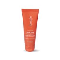 Foxtale Super Glow Detan Face Wash with Vitamin C & Papaya enzyme, Tan Removal, Brightens & Reduces Pigmentation, Gentle Exfoliation | Face Wash fo red