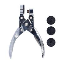 Plastic Bag Hole Puncher Zinc Alloy Handheld Single Round Hole Punch for Thin Film PE OPP PVC Bags 8mm/0.31in