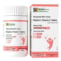 KUIHUA Niacinamide White Tomato Vitamin C&E Multivitamin Chewable Tablets
