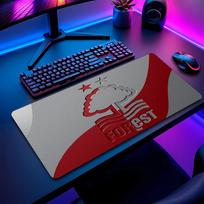 Nottingham Forest Football Print Mouse Pad Non?Slip Rubber Desk Mat Waterproof Gaming Mousepad For Laptop Office Desktop 40cmx90cm(15.7x35.4inch)