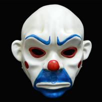 Joker Bank Robber Resin Mask, Clown, Dark Knight Cosplay, Halloween Costume China Mainland gray