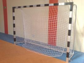 Futbolo vartų tinklai Netex 3x2m su gaudykle (2 vnt.), balta