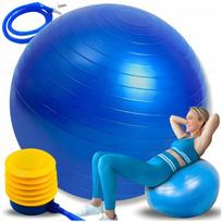 Gimnastikos kamuolys [Brand] Reabilitacinis, 65 cm, su pompa, Gimnastikos kamuolys [Brand] Reabilitacinis, 65 cm, su pompa
