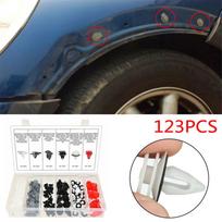 123x Ratų arkų apdailos buferio durų panelių spaustukai BMW Mini Cooper R50 R52 R56 R53 black