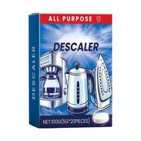 Pack of 20 Cleaning Tablets for Home Appliances Coffee Machine Effervescent Tablet Descaling Agent Kitchen Accessories 1 gray