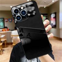 Spades Poker Play Cards Ace Art Phone Case For iPhone 11 12 13 14 16 15 Pro Max Mini XS X XR 7 8 Plus Soft Cover Shell iPhone 13 black