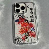 Anime Red Spider Lily T-Tokyo Ghouls Phone Case for Samsung Galaxy S25 S24 S23 S22 S21 S20 Note20 FE Ultra Edge Plus 4G 5G Samsung S24 Ultra 5G