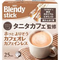 AGF Blendy Stick Tanita Cafe Supervised Au Lait Decaffeinated 25 Sticks CoffeeProtein