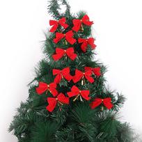 Beautifully Crafted Fabric Bows For Christmas Celebrations In Assorted Colors Pack Red Bow