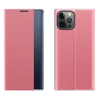 Sleep Case dėklas iPhone 13 Pro Max – rožinis, su langeliu