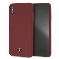 Mercedes silikoninis dėklas iPhone Xs Max – raudonas