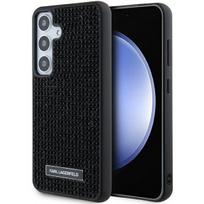 Karl Lagerfeld blizgus dėklas Samsung Galaxy S24 – juodas