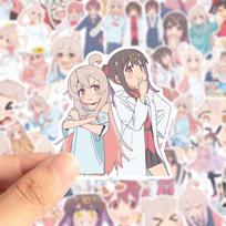 10/30/50pcs Anime Onimai Im Now Your Sister Stickers Japanese Animation Decals DIY Notebook Phone Luggage Cute Graffiti Sticker