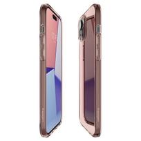 Spigen Crystal Flex dėklas iPhone 15 Plus – rožinis/skaidrus