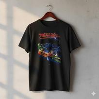 Days of Thunder NASCAR Racing Movie T-Shirt Black Graphic Tee - T769 L white