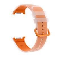 Silicone Bands for Samsung Galaxy Watch 9 40mm 44mm Strap Replacement Band for Samsung Galaxy Watch 8 Classic 40mm 44mm Bracelet Galaxy Watch 9 8 oranžinė