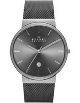 SKAGEN Vyriškas kvarcinis laikrodis Plienas 30 Kvarcas Pilkas 40mm SKW6108 sidabras
