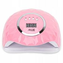 Profesionali AlleLac Y13 248 W UV/LED nagų lempa hibridiniam manikiūrui, rožinė
