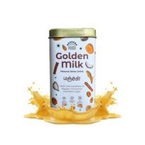 The Divine Foods Organic Golden Milk Latte,Natural Detox Drink Dnd,Haldi Milk,Antioxidant & Anti-Inflammatory High Curcumin,56 Sachets,(250 Gm,Powder) white