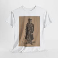 Vincento van Gogho našlaičio vyro marškinėliai, sunkaus medvilnės unisex marškinėliai meno mėgėjams, 4XL gray