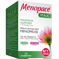 Vitaminų kompleksas menopauzės periodui MENOPACE MAX, 56 tab.28 kaps.