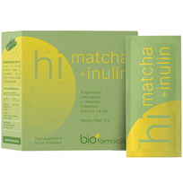 Matcha arbata su inulinu BIOFARMACIJA HI MATCHA + INULIN, 14 pak. (Dabar -55%)