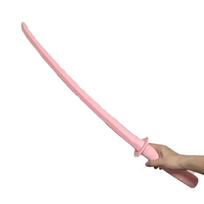 Suaugusiųjų fotobūdelės rekvizitai Japoniškas 3D gravitacijos peilis Katana Tamprus Cosplay Dekompresinis Kūrybinis ištraukiamas Katana white