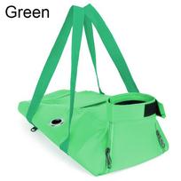Multifunctional pet bag Breathable cat Double Shoulder Portable Cat Bag Anti-scratch Bite Fixed Cat Bag Injection Bags Foldable (Green,S) žalia