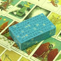 10.3*6cm Green Glyphs Tarot Deck - Unique Minimalist Tarot Cards - 78 Card Full Tarot Set įvairiaspalvis
