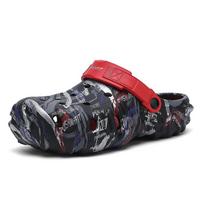 Plus Size 47 Summertime Men Sandal Shoes Clogs Outside Garden Clogs Hole Shoes Male Daily Wear Shoes Water Shoes Comfort Home Soft Slide Shoes 47 gray