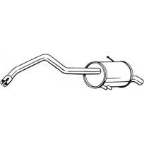 Galinis duslintuvas BOSAL 278-699