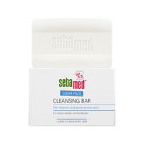 Sebamed Clear Face Cleansing Bar 100 Gr | For Impure And Oily Skin white