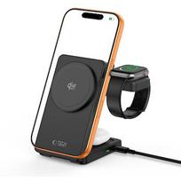 Tech-Protect wireless charger A56 3in1 MagSafe 25W, black 5906302324415