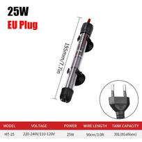 1 vnt. Reguliuojamos temperatūros panardinamas šildytuvas 25W/50W/100W/200W/300W vandens šildymo strypas EU 25W