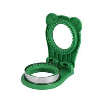 Big Sandwich Cutter Sealer Round Toast Bread Cutter Mold DIY Breakfast Sandwich Maker Tools Kitchen Lunch Accessories for Kids žalia